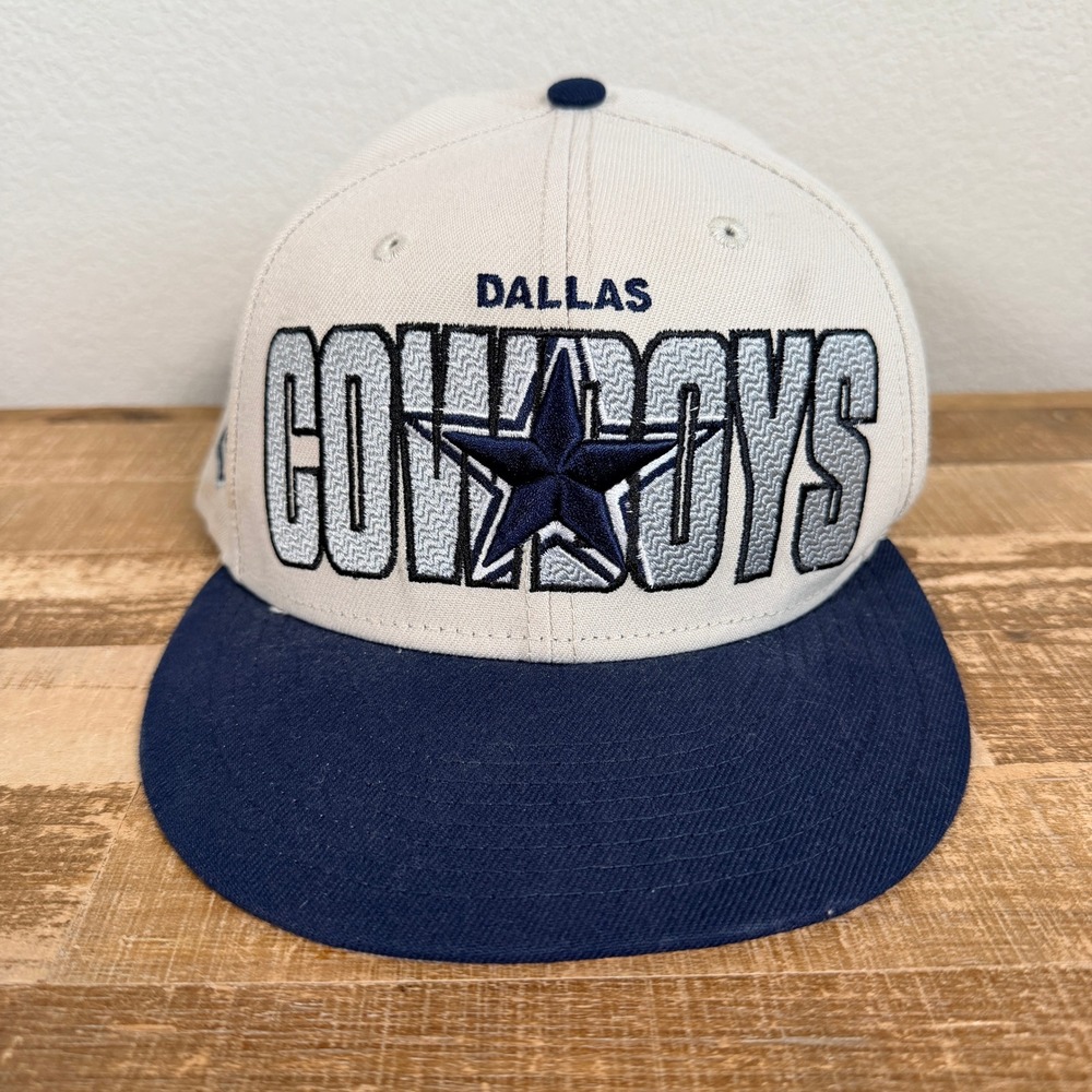 New Era 9FIFTY Dallas Cowboys Hat Cap Snapback Mens OS Tan Blue NFL Football
